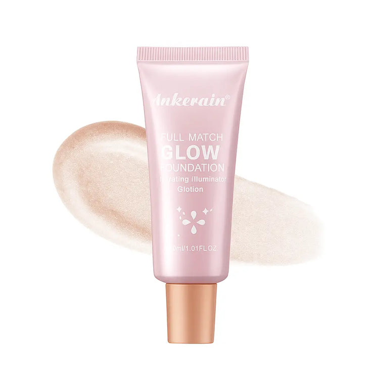 Natural Glow Illuminator Glotion Hydrating Makeup Highlighter for Face & Body Liquid Highlighter to Glow Sheer to Light Buildable Coverage Long Lasting Vegan & Cruelty-Free Fair frezze_luxe
