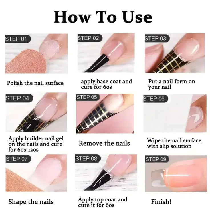 SVIAIR 30g Nail Extension Gel for UV Nail Art Frezze_Luxe