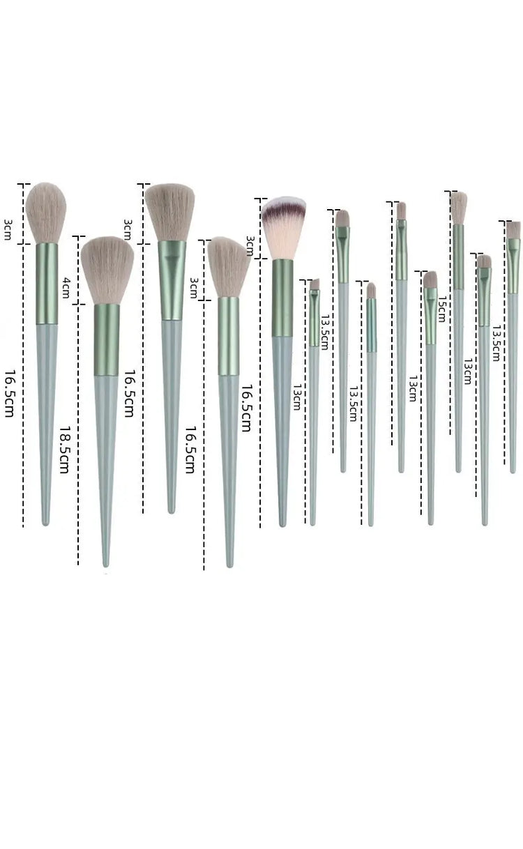 ✨Travel-Friendly Classy Makeup Brush Set (13-Piece Kit)✨ Frezze_Luxe