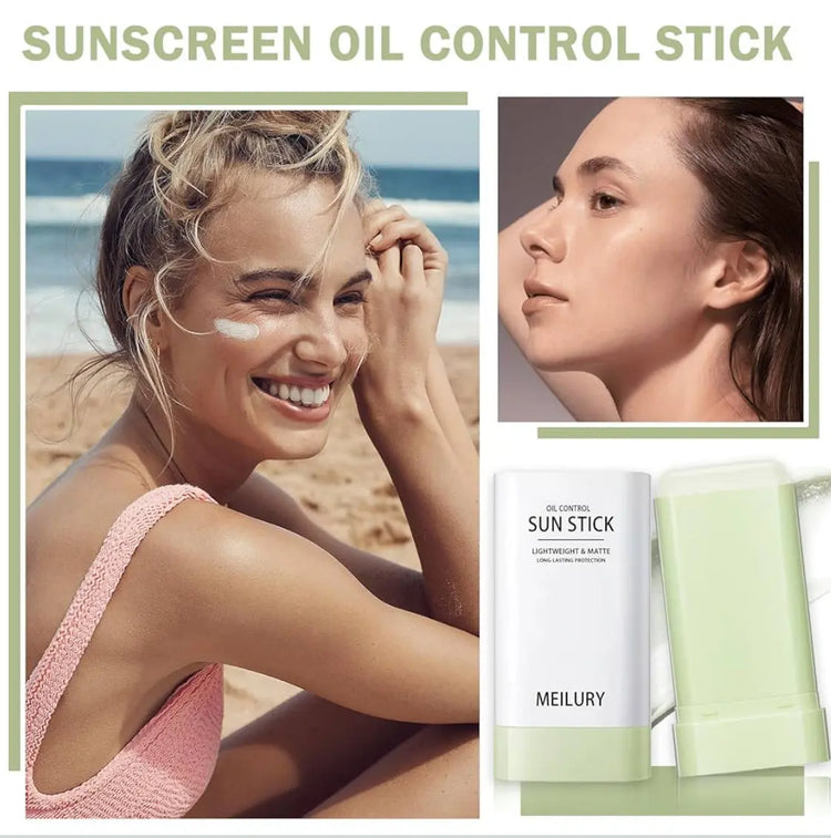 ZHISHUDL Sunscreen Stick Korean Sunscreen Stick for Face Body Lightweight Soft Sun Stick Long Lasting Oil Control Mineral Sunscreen Stick Anavell