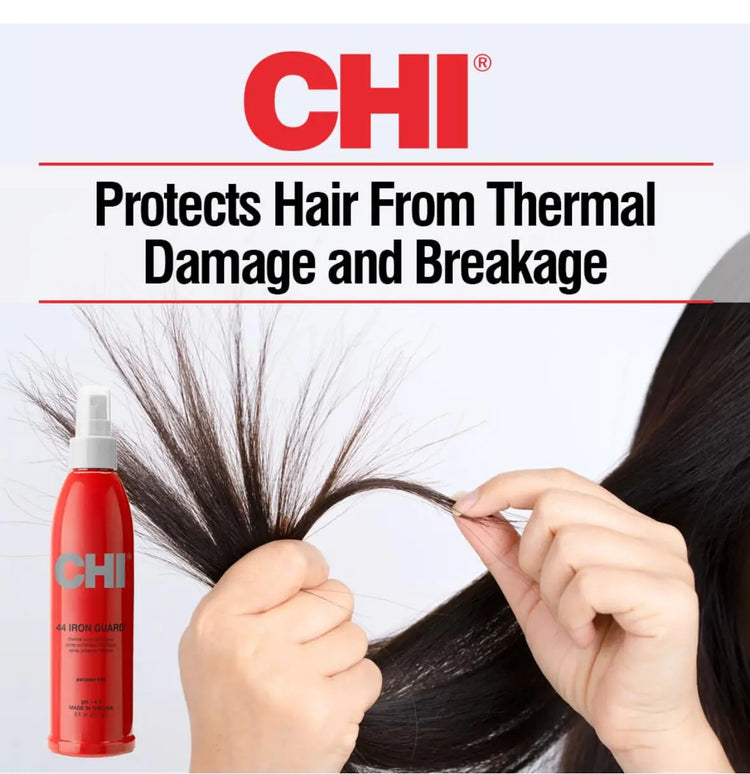 CHI 44 Iron Guard Thermal Protection Spray Heat Protection Spray for Hair Hair Spray for Heat Styling Hair Care Maintain Repair & Protect Color-Safe & Paraben-Free Hair Products 237ml Frezze_Luxe