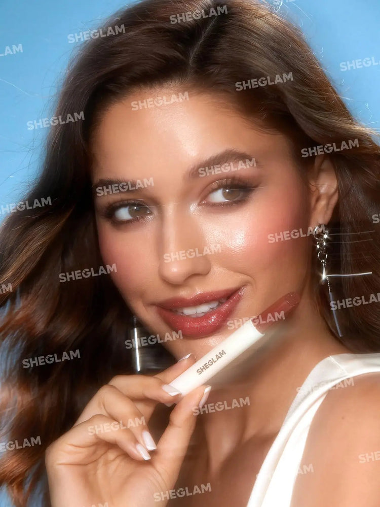 SHEGLAM Pout-Perfect Moisturizing Solid Lip Gloss Shimmer Lip Plumper - Sepia Kiss Frezze_Luxe