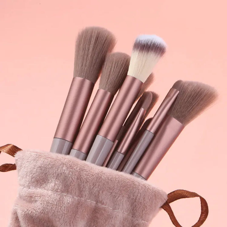 ✨Travel-Friendly Classy Makeup Brush Set (13-Piece Kit)✨ Frezze_Luxe