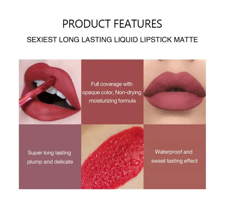 Matte Liquid Lipstick Set Frezze_Luxe