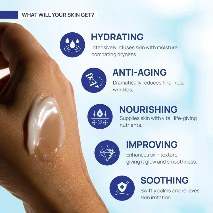 Retinol Cream for Face Collagen and Retinol Moisturizer with Hyaluronic Acid Frezze_Luxe