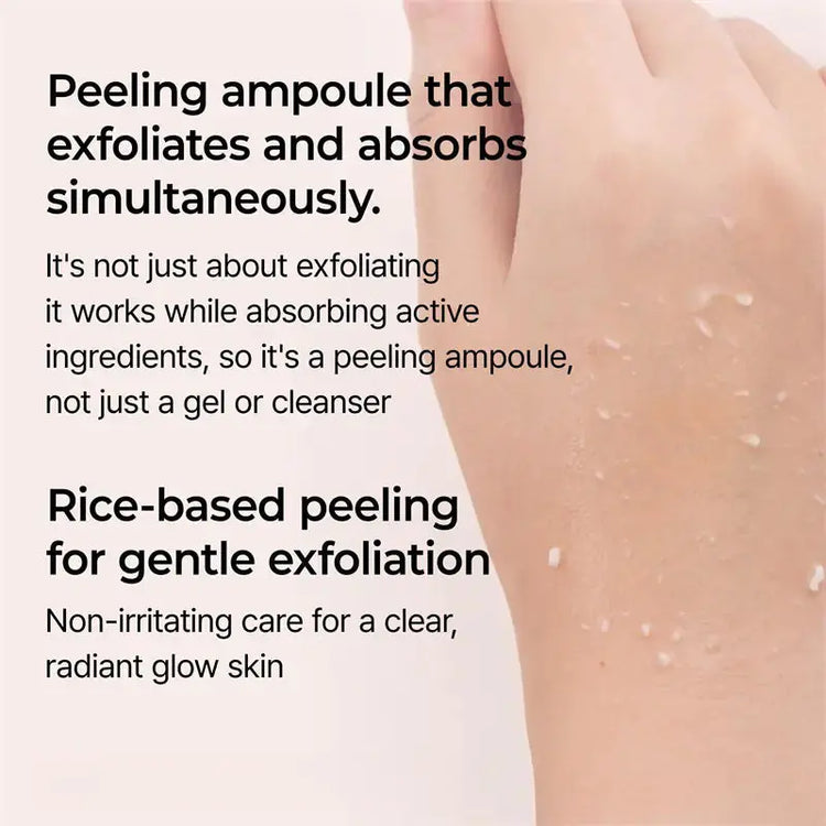 Rice Peeling Ampoule Exfoliator Frezze_Luxe