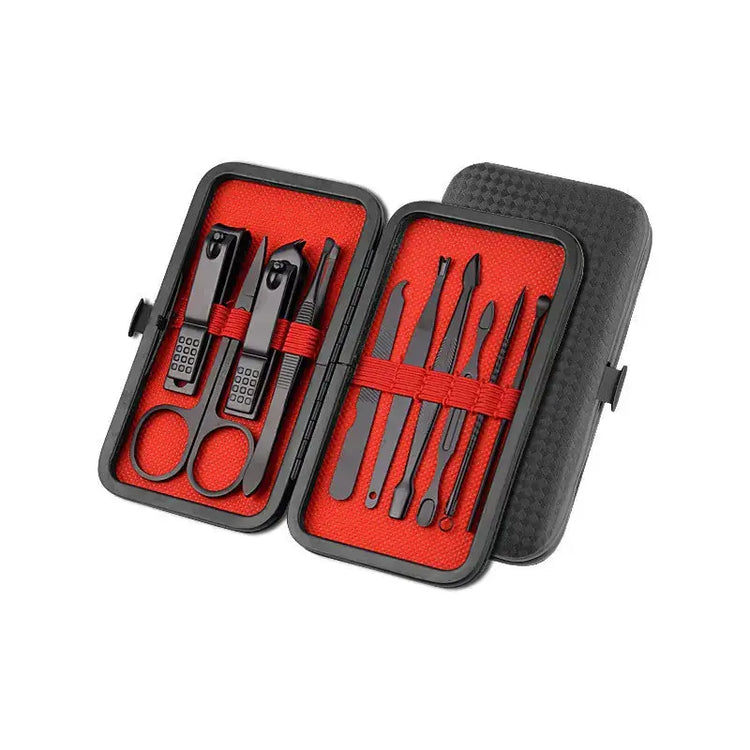 Rose Gold Stainless Steel Nail Clipper Tool Set (18 Pcs) Frezze_Luxe
