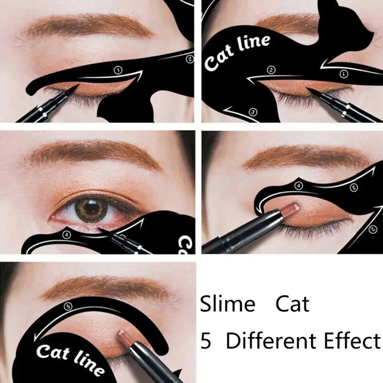 Cat Eye Makeup Tool - Eyeliner and Eyeshadow Stencil Frezze_Luxe