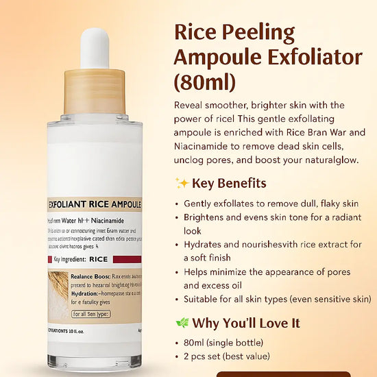 Rice Peeling Ampoule Exfoliator Frezze_Luxe
