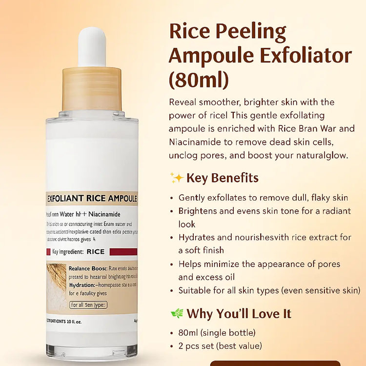 Rice Peeling Ampoule Exfoliator Frezze_Luxe