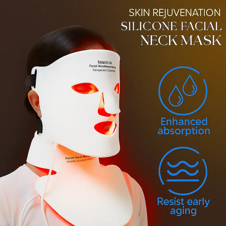 Skin Rejuvenation Silicone Facial Neck  Mask Frezze_Luxe