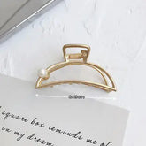 Matte Metal Ponytail Clip with Bun Holder (Large) Frezze_Luxe