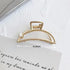 Matte Metal Ponytail Clip with Bun Holder (Large) Frezze_Luxe