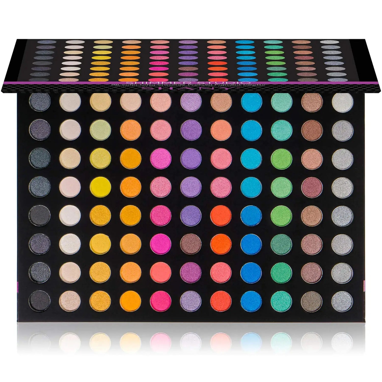 SHANY SHIMMER STUDIO Eye shadow Palette MatteShimmer and Metallic Eye Makeup Studio Colors for Smoky Eyes and Natural Look Frezze_Luxe