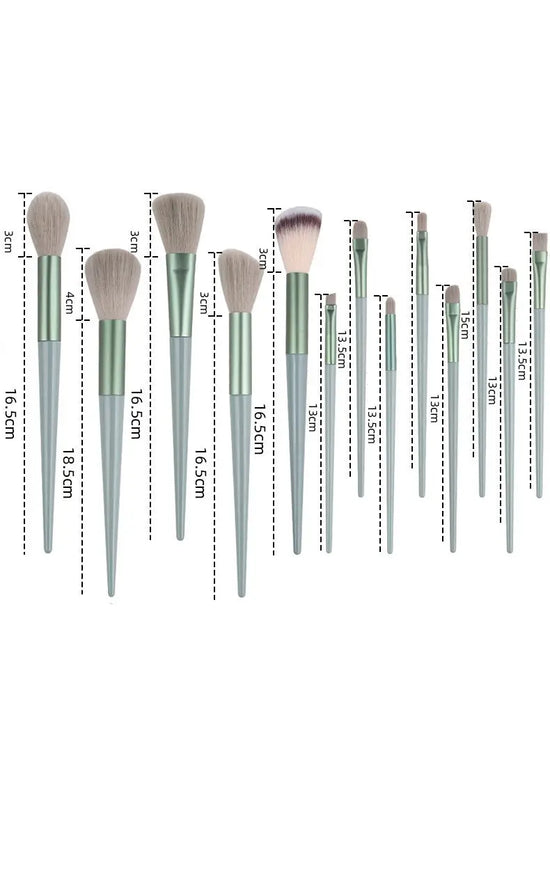 ✨Travel-Friendly Classy Makeup Brush Set (13-Piece Kit)✨ Frezze_Luxe