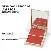 PHOFAY Double-Take Cream & Powder Blush Duo Frezze_Luxe