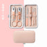 Rose Gold Stainless Steel Nail Clipper Tool Set (18 Pcs) Frezze_Luxe