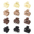 MINMUNJIU Small Hair Clips for Thin Hair 12 Pack Matte Small Medium Claw Clips Ranging from 1.57-2 Inch for Thin Fine Short Hair Non-slip Claw Clips for Women and Girls Frezze_Luxe
