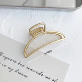 Matte Metal Ponytail Clip with Bun Holder (Large) Frezze_Luxe