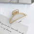 Matte Metal Ponytail Clip with Bun Holder (Large) Frezze_Luxe