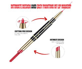 Petansy 5Pcs Double Head Matte Lipstick Set Lip Liner & Lipstick Set Long Lasting Waterproof Moisturizing Lipstick Set(D) Frezze_Luxe