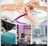 Professional Acrylic False Nail Clippers for Acrylic Nails Nail Tip Cutter Nail Manicure Tool (Rainbow) Frezze_Luxe