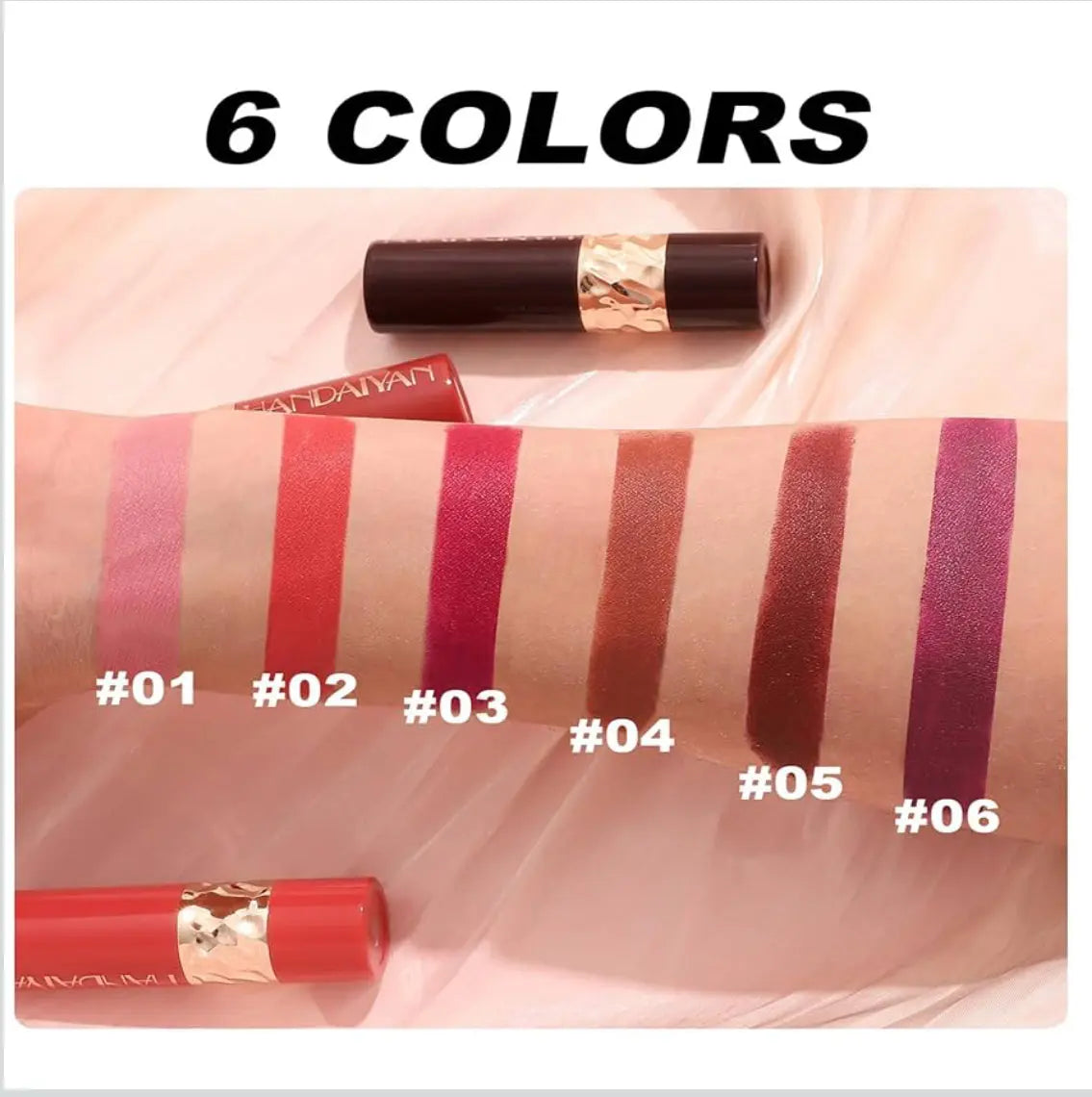 Natural Matte Lipstick Set in Easy Colors Frezze_Luxe