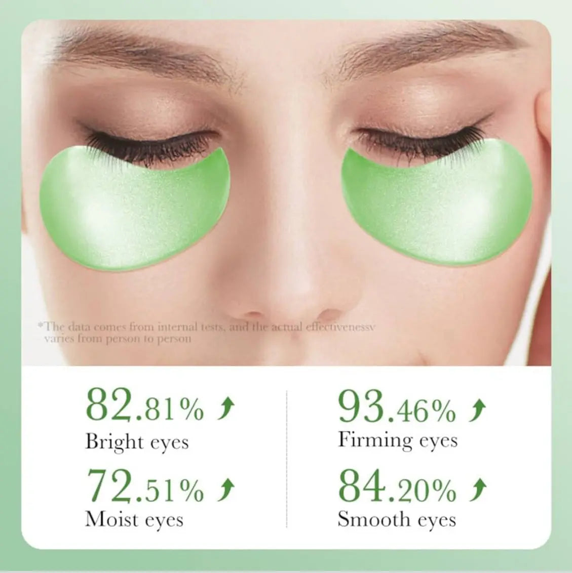 OAKSII Under Eye Patches 60PCS Aloe Vera Under Eye Mask for Dark Circles and Puffiness Under Eye Gel Pads Improve Under Eye Bags Fine Lines and Wrinkles (60pcs eye patch) Frezze_Luxe