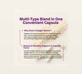 Micro Ingredients Multi Collagen Pills for Women & Men 240 Capsules | Type I II III V X - Hydrolyzed Collagen Peptides with Biotin Hyaluronic Acid & Vitamin C | Hair Skin Nail & Joint Support Frezze_Luxe