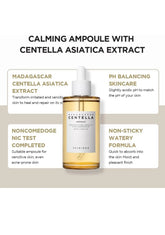 Skin1004 Madagascar  100 Ampoule (100ml or 3.38 floz) / Facial Serum / 100% Centella Asiatica Extract/For soothing sensitive and acne-prone skin Frezze_Luxe