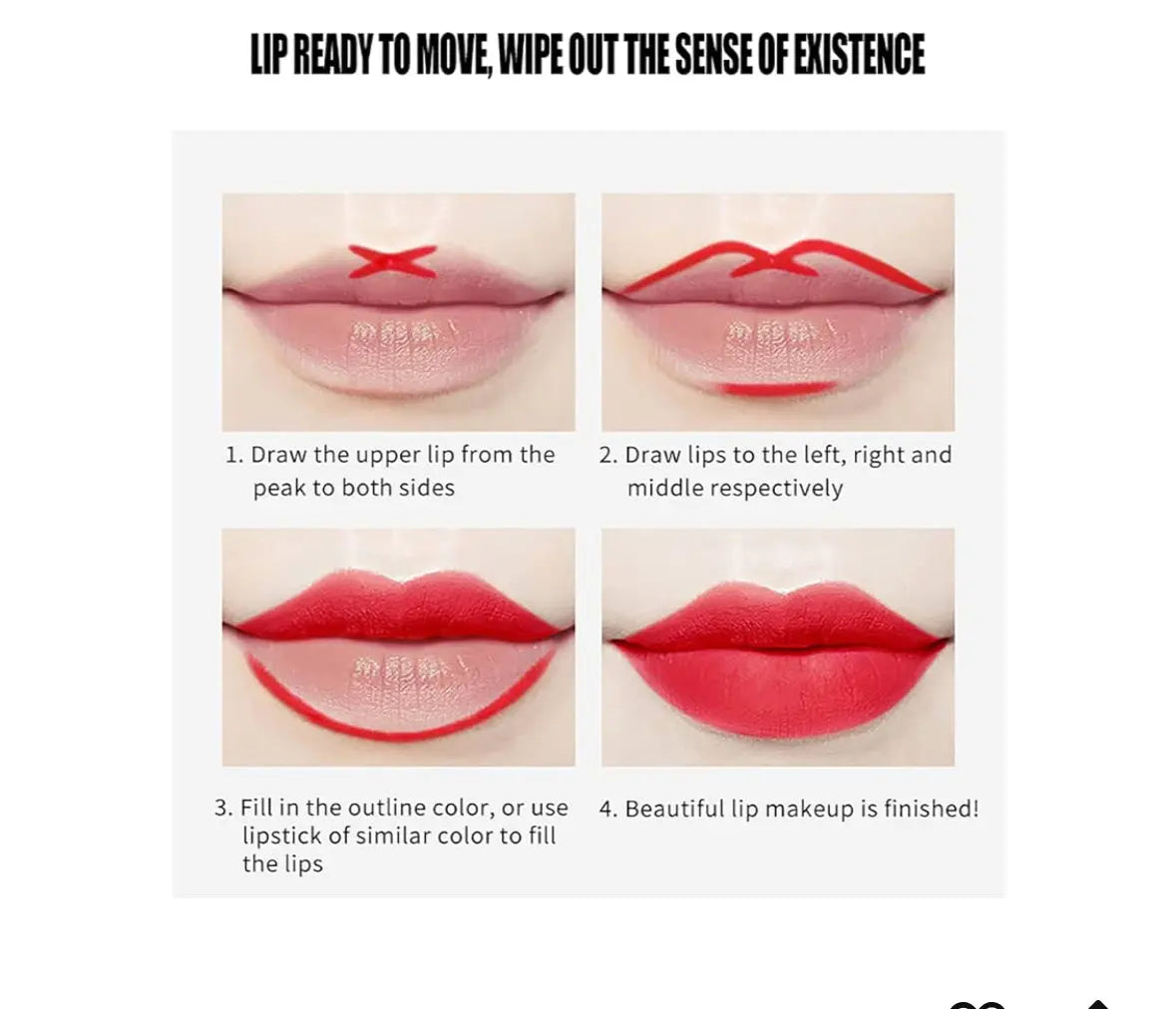 Petansy 5Pcs Double Head Matte Lipstick Set Lip Liner & Lipstick Set Long Lasting Waterproof Moisturizing Lipstick Set(D) Frezze_Luxe