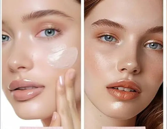 Natural Glow Illuminator Glotion Hydrating Makeup Highlighter for Face & Body Liquid Highlighter to Glow Sheer to Light Buildable Coverage Long Lasting Vegan & Cruelty-Free Fair frezze_luxe