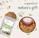 Micro Ingredients Organic Triphala Powder 2 Pounds (Amla + Haritaki + Bibhitaki) | India Origin Herbal Adaptogen Supplement Supports Colon & Immune Health | Vegan No GMOS Frezze_Luxe