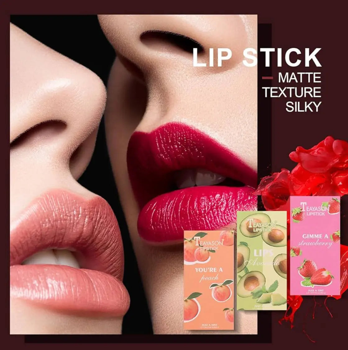 Makeup Crayon Lipstick Small Set - 3 Pack Frezze_Luxe
