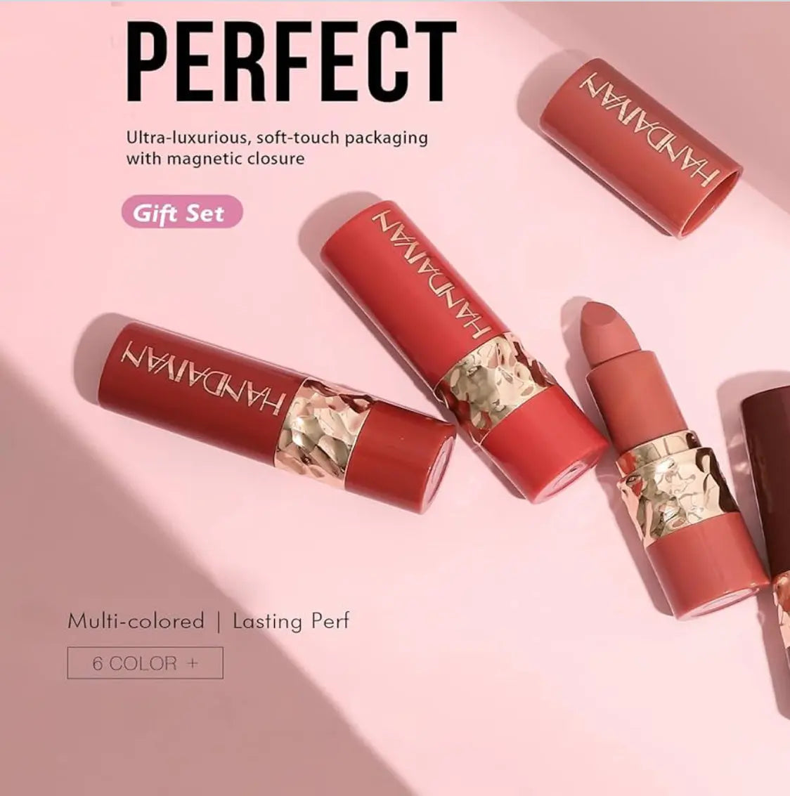 Natural Matte Lipstick Set in Easy Colors Frezze_Luxe