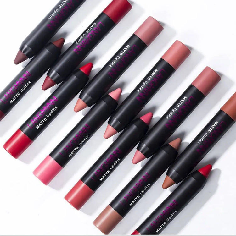 12 Lipstick Set Collection Frezze_Luxe