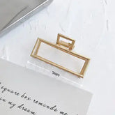 Matte Metal Ponytail Clip with Bun Holder (Large) Frezze_Luxe
