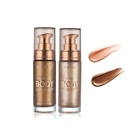 Body Shimmer Oil Body Bronzer Shimmer OilBody Glow Oil Shimmer Highlighter Luminizer Illuminator with Body Makup frezze_luxe
