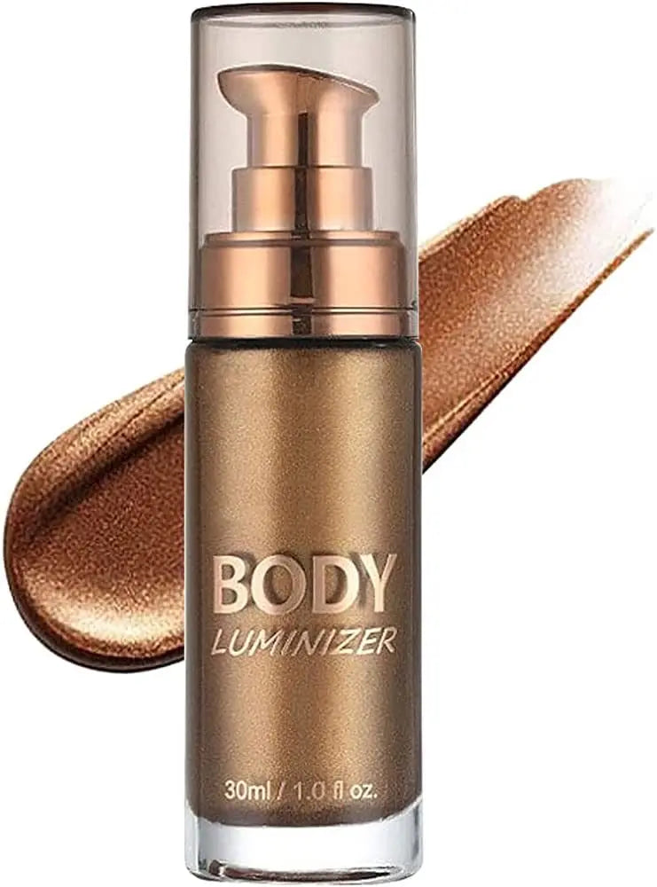 Body Shimmer Oil Body Bronzer Shimmer OilBody Glow Oil Shimmer Highlighter Luminizer Illuminator with Body Makup frezze_luxe