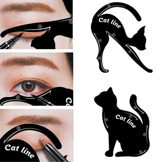 Cat Eye Makeup Tool - Eyeliner and Eyeshadow Stencil Frezze_Luxe