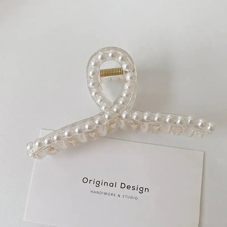 Matte Metal Ponytail Clip with Bun Holder (Large) Frezze_Luxe