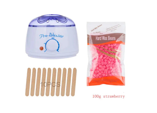Waxing Machine Kit with New Beauty Wax Heater Frezze_Luxe