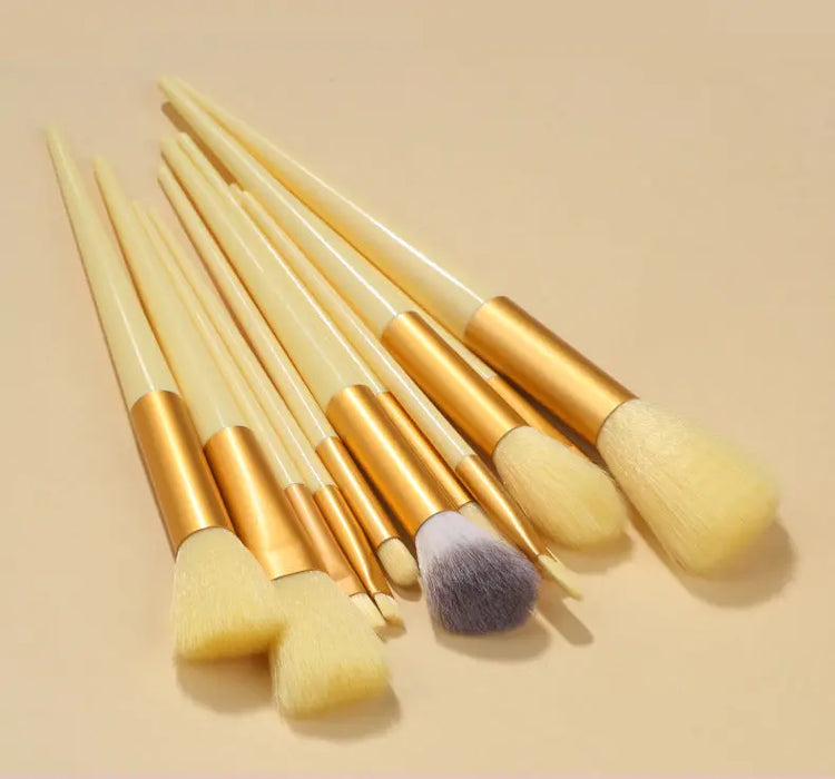 ✨Travel-Friendly Classy Makeup Brush Set (13-Piece Kit)✨ Frezze_Luxe
