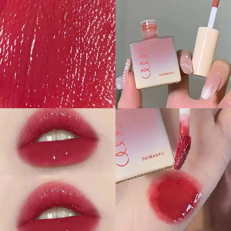 DAIMANPU Small Ice Cube Jelly Lip Lacquer Lip Gloss Frezze_Luxe