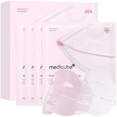 Medicube Salmon DNA PDRN pink collagen jelly gel mask | overnight face mask for glass glow skin- elasticity hydrating firming and moisturizing | korean skincare 28g 4ea Frezze_Luxe