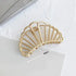 Matte Metal Ponytail Clip with Bun Holder (Large) Frezze_Luxe