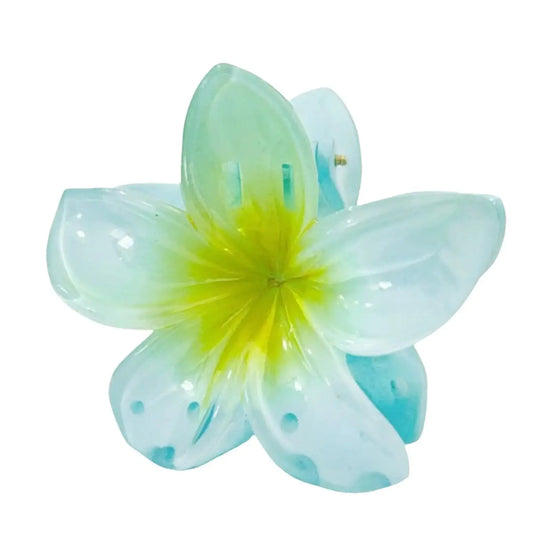 Flower Hair Claw Clips - Hawaiian Flower Hair Claw Clips for Women | Preppy Flower Hair Clip | Claw Clips for Thin Hair | Flower Strong Hold jaw clip | Hair Claw Clips for Girls Frezze_Luxe
