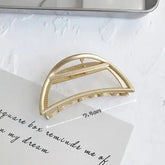 Matte Metal Ponytail Clip with Bun Holder (Large) Frezze_Luxe