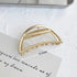 Matte Metal Ponytail Clip with Bun Holder (Large) Frezze_Luxe
