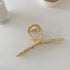 Matte Metal Ponytail Clip with Bun Holder (Large) Frezze_Luxe